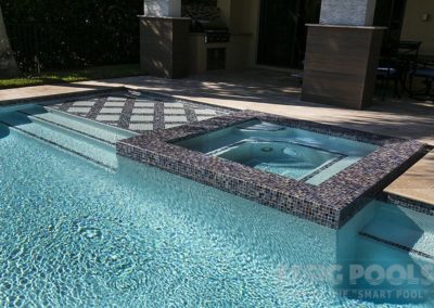 inground pool and spa